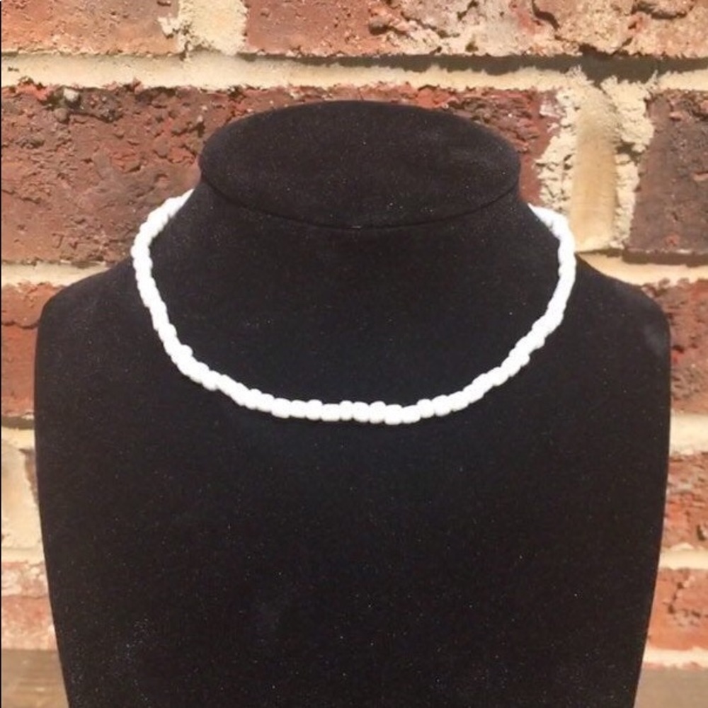 🔥SALE🔥White Beaded Trendy Necklace Chocker
